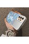 Samsung Galaxy A33 Compatible Silicone Edge Hard Back Case Couple Phone Case with Floral Pattern - 4
