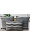 Decorative Cushion Cover, High-Quality Woven Fabric, Combination Pouf Set of 4 - 6