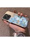 Tecno Spark 40C Compatible Silicone Edge Hard Back Case Couple Phone Case with Floral Pattern - 2