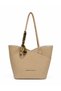 Galb Beige Women's Shoulder Bag Set of 3 Daily Shopper Bag Hand Bag - 5