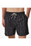 Regular Fit Men's Black Swim Shorts - 4