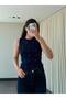 Navy Blue Mini Stone Detailed Body 2Y1550 - 2