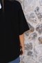 Black Oversize Basic T-shirt - 4