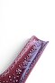 Handmade Dried Rose Ceramic Spoon Rest, Vintage Kitchen Ladle Holder, Embossed Tulip Spoon Rest 24X12 cm - 3