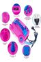 Portable Dual Nozzle Electric Air Balloon Pump Pink/Blue - 3