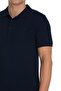 Navy Blue Regular Fit 100% Cotton Polo Collar T-Shirt - 4