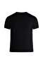 Black Regular Fit Crew Neck Cotton T-Shirt - 3