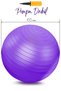 Pilates Ball Balance Sports Yoga Aerobics Gymnastics Plates Fitness Ball 65 cm Purple Sports Bottle 800 ml B - 5