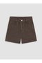 Brown Girls' Gabardine Shorts