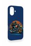 iPhone 16 Compatible Moto Rider Patterned Silicone Case - 3