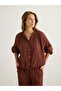 Kaya Buttoned Blouse - Bordo - 5