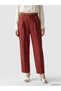 Trendlucky Women's Fabric Pants with Belted Carrot Cut and Difference in Color - 2
