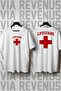 Lifeguard / Lifeguard Front and Back Printed Wide Fit 100% Cotton Tshirt