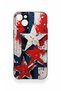 Star Flag Pattern Silicone Case Compatible with iPhone 14 Plus/15 Plus - 2