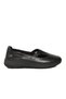 Black Genuine Leather Memory Foam Women's Casual Shoes Z541 Z
