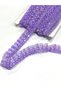 Polka Dot & Sequin Organza Pleated Ribbon (2.5 cm - 12-13 Meters)