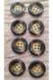 Polyester Button 18 mm 8 Pieces