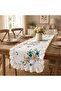 Ruffled 100% Cotton Runner - 40 X 100