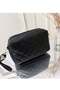 Women's PU Leather Shoulder Bag, Ladies Diamond Checkered Crossbody Bag, Daily Commuting Small Square Bag - 8