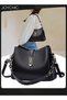 Fashion and Trend Elegant Women Shell Bag Simple Pattern Inner Multi Pockets Lady Shoulder Crossbody Bag for Office Party Shopping Black