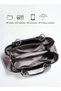 Women PU Shoulder Bag Crossbody Bag Tote Bags Sling, Ladies Satchel Large-Capacity Multi-Pocket Bag - 5