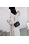 Women's Crocodile Pattern Shoulder Bag, Ladies PU Leather Crossbody Bag Sling Bag Side Bag Small Square Bag - 3