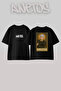 Eminem Slim Shady_16 Design Printed Unisex Oversize Black Tshirt