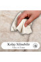Lunessa Cream Non-Slip Base Machine Washable 70X120 50X60 Soft Textured Bath Mat - 4