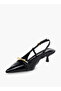 Women Pointed Toe Kitten Heel Shoes - 4