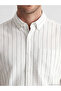 Nevavm Regular Fit Striped Men's Shirt with Difference - 3