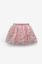 Powder Sequined Beaded Girls' Tulle Skirt - Pauline - 2