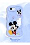 iPhone Se 2022 Compatible Case Camera Protector Blue Silicone Couple Phone Case Cute Pattern - 2