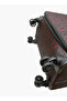 Monogram Print Softcase Luggage Trolley with Retractable Handle - 24 inches Check-in Bag - 5