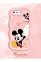 iPhone 8 Plus Compatible Case Camera Protector Pink Silicone Couple Phone Case Cute Pattern - 2