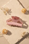 Pink Glitter Stylish Design Hair Clip with Latch - for Everyday and Special Occasions - 5