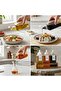 800ml Oil Dispenser Squeeze Bottle – Food-Safe PE Plastic with Fine-Tip Nozzle Tethered Cap - 5
