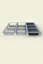 msa shop tify حامل أدوات المائدة للمطبخ، وحدة ثلاثية الأقسام من أنثراسايت 16 سم × 48 سم 931845