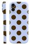 iPhone 17 Coffee Polka Dot Protect Slim Glossy Full Covering Print Camera Protected Phone Case
