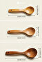 3-Piece Bamboo Wooden Spoon Set Serving Ladle Sauce Soup Stew Mixing Spoon - 7