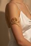 Yellow Steel Spiral Pazu Bracelet Adjustable Arm Accessory - 2
