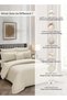 Hotel Striped Comforter Set, Fits 200x200 cm Size Bed, Removable Duvet Filler Included, 8-Pcs King Size, 350 GSM Filling. - 6
