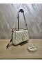 Women's 3-Compartment Crossbody Shoulder Bag with Adjustable Strap - 2