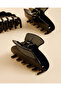 Women Black 3 Pieces Hair Clip Set - 4