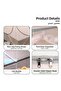 Pop-Up Mosquito Net, Fully Enclosed Portable Mosquito Netting with Bottom Mesh, Double Entry Folding Bed Tent for Baby Adults | Indoor & Outdoor Use - 2
