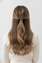 Stylish Star Design Transparent Smoked Gray Hair Claw Clip for Daily and Special Occasions - 2