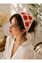 Tie-Up Summer Hair Bandanas with Flower Motifs