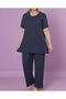 100% Cotton Organic Summer Women's Plus Size Tunic Pajama Set