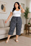 Women's Viscose Pocketless Battal Capri Relaxed Cut - Large Size - 3