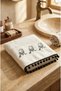 Passeria |   Patented Design - Soft Thick Textured Embroidered Hand and Face Towel - 100% Cotton, Stylish, Ethnic Design Towel (50X90 cm)