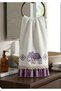 Elphia |   Patented Design - Soft Textured Tassel Embroidered Hand-Face Towel - 100% Cotton, Stylish, Ethnic Design Towel (50X90 cm) - 2